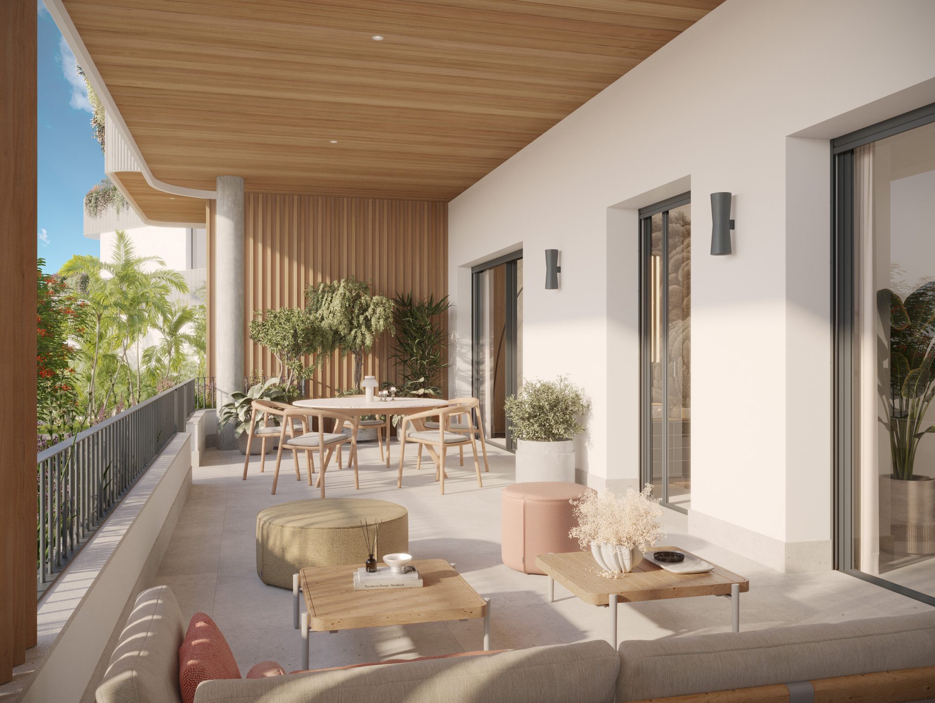 Penthouse solarium with panoramic views