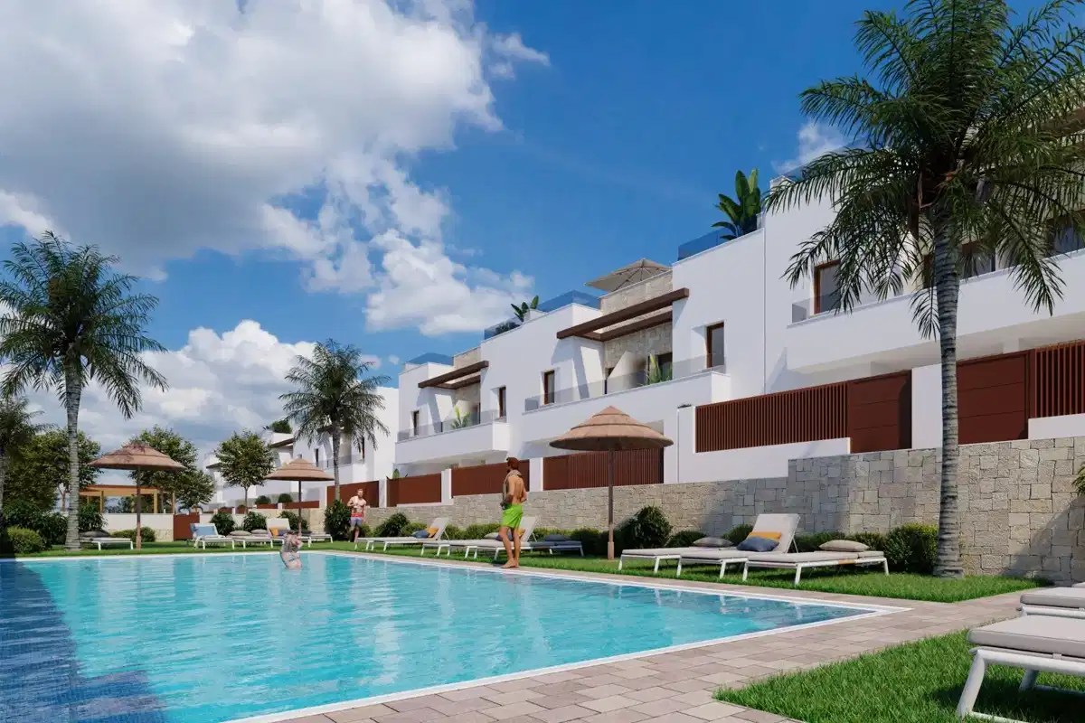 Golf · 3-Bedroom Townhouses with Solarium and Energy-Efficient Features in Vistabella Golf Resort