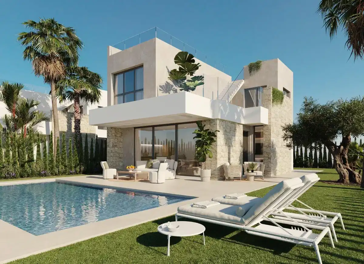 Golf · 3-Bedroom, 3-Bathroom Modern Villas with Sea Views in Finestrat, Alicante